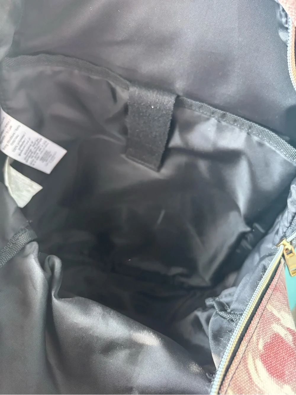 Pottery Barn Teen Backpack & Lunch Bag Set in Black and Dusty Rose